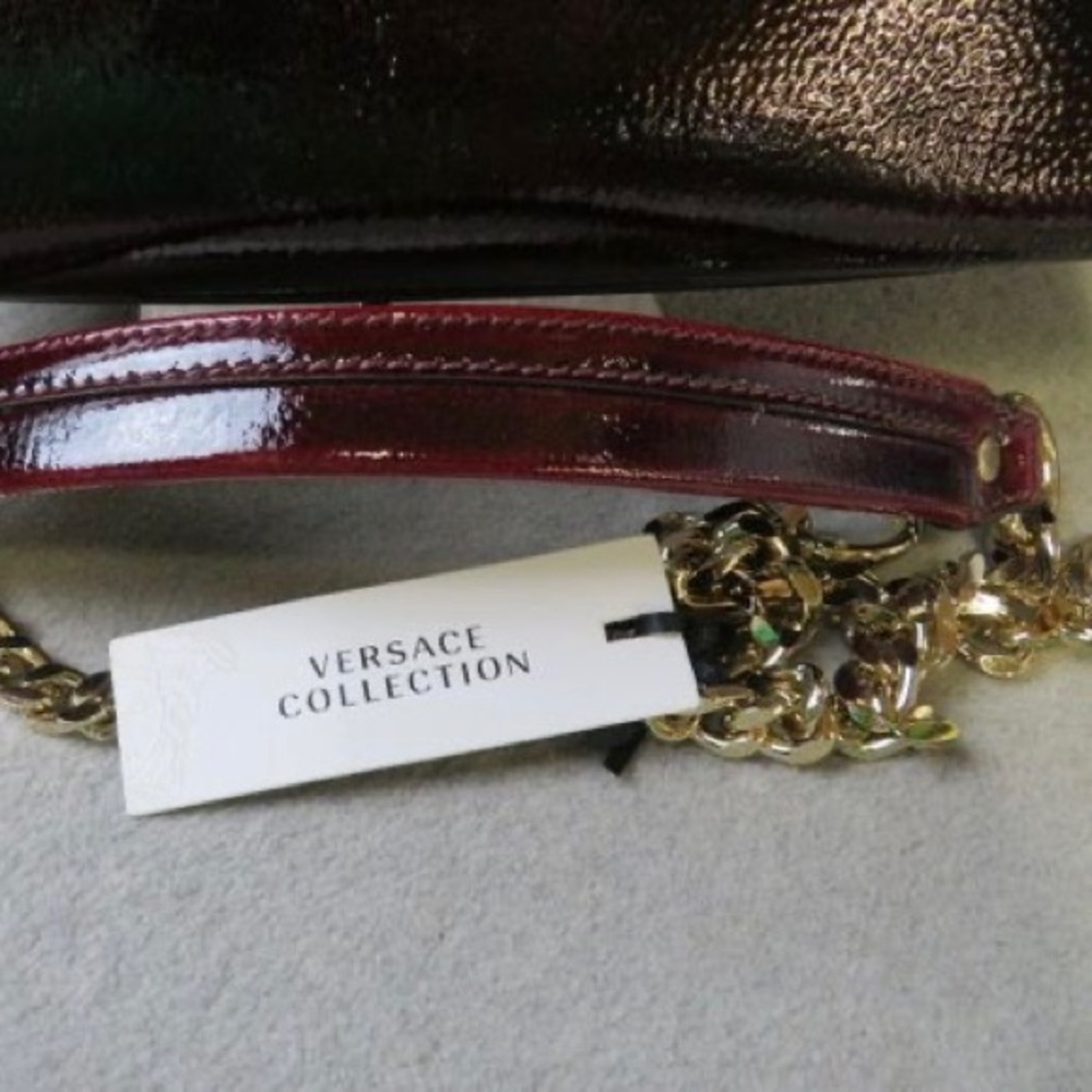 Rare Versace Vintage oxblood bag with tags